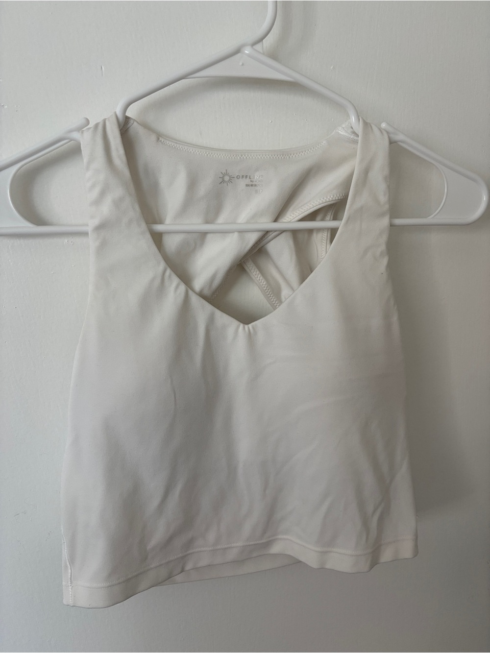 White Gym Top Aerie